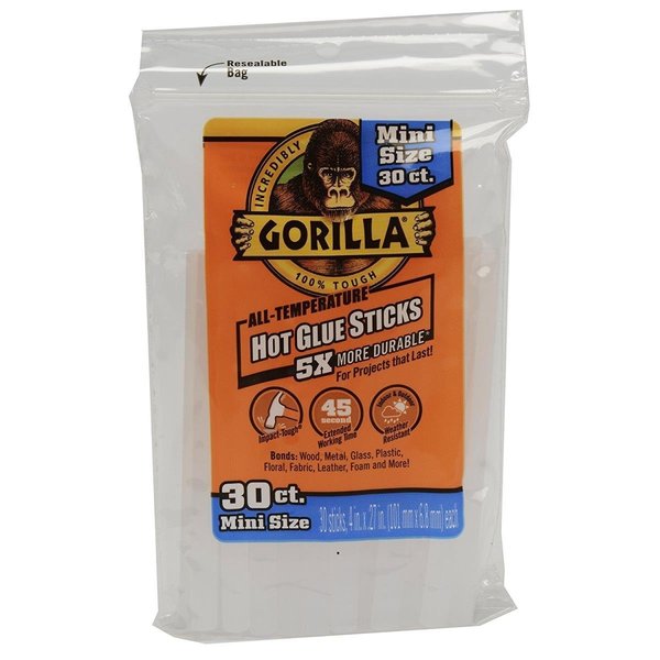 Gorilla Glue 4 in. Mini Hot Glue Sticks GO570030